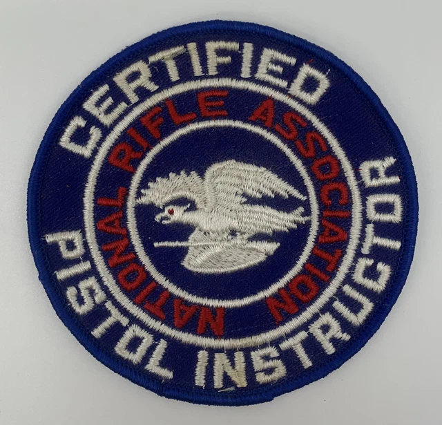 VINTAGE NRA NATIONAL Rifle Association Certified Pistol Instructor
