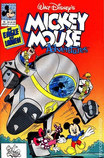 Mickey Mouse Adventures #14 FN 1991 Stock Image