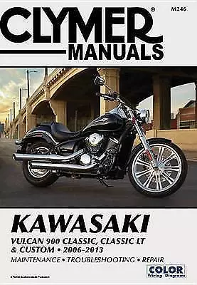 Kawasaki Vulcan 900 Classic, Classic LT and Custom, 2006-2013 Clymer Manual