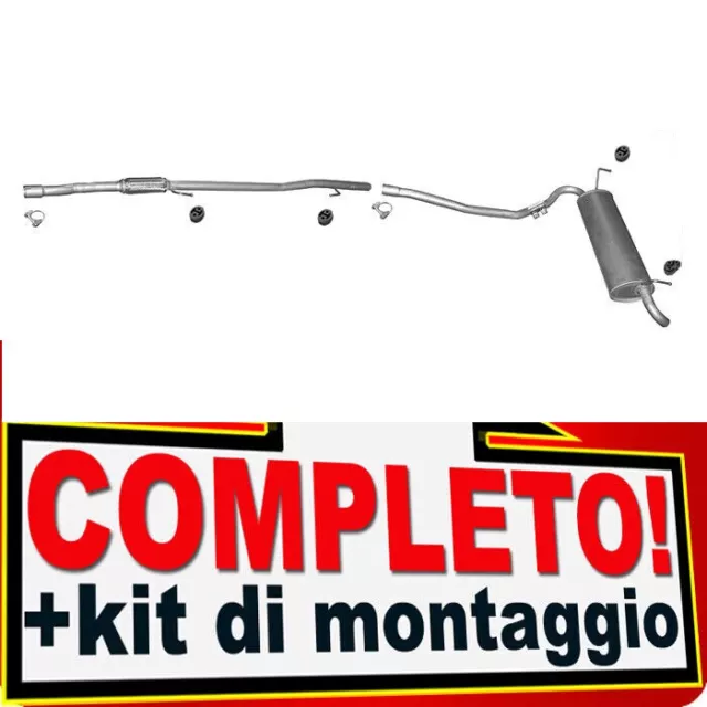 Scarico Completo per FIAT PANDA II (169) 1.2 4X4 Marmitta