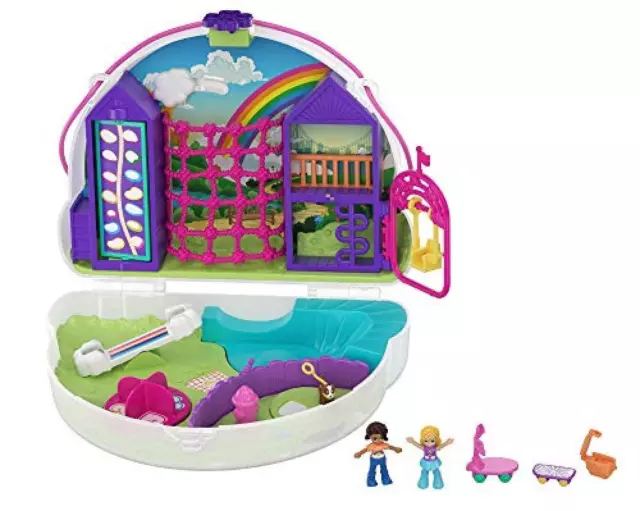 Polly Pocket- Cofanetto Borsetta dei Segreti Arcobaleno Giocattolo per Bambini 4