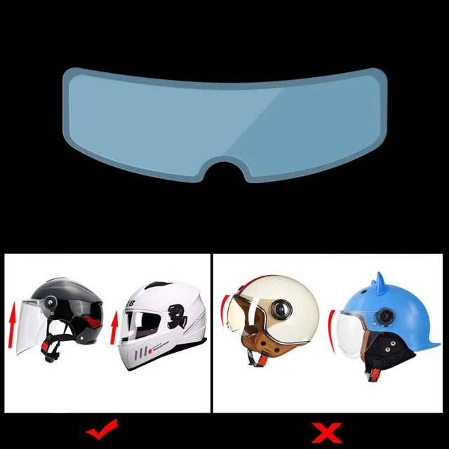 Motorcycle Rainproof Anti-fog Patch Visor Lens Universal Helmet Film For Rain