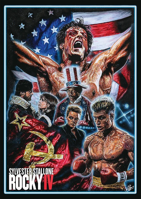 Poster Film Rocky Balboa 30x45cm - Affiche Cinéma Décoration Murale Salon Bar Restaurant