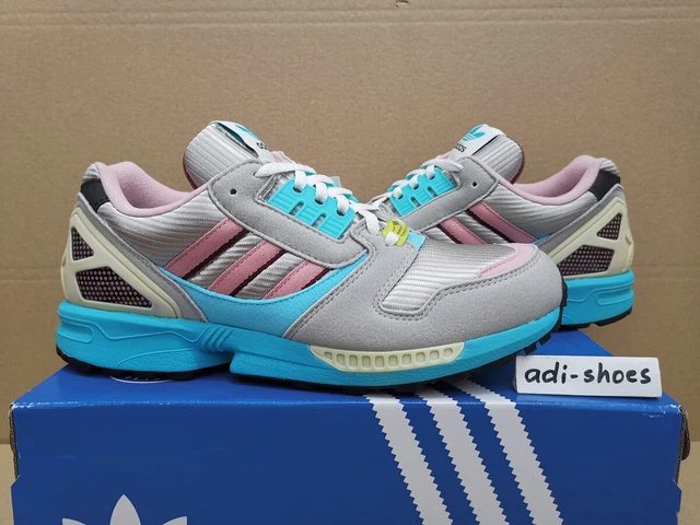 ADIDAS ZX 8000 METALLIC GREY/SEMI MINT TRUSH Gr.43-47 azx GW3049 weave 9000