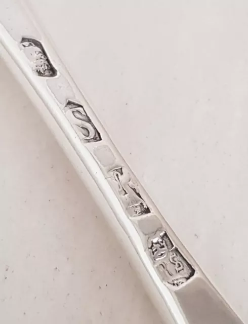 Antique sterling silver Table Spoon. " Hanoverian pattern".  London 1733