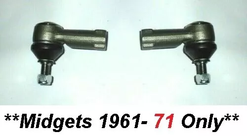 (x2) MG Midget        OUTER TRACK ROD ENDS     (**1961- 71 Only**)