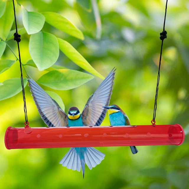 HORIZONTAL BIRDS FEEDER Hummingbird Feeding Tube Easy Clean Wear
