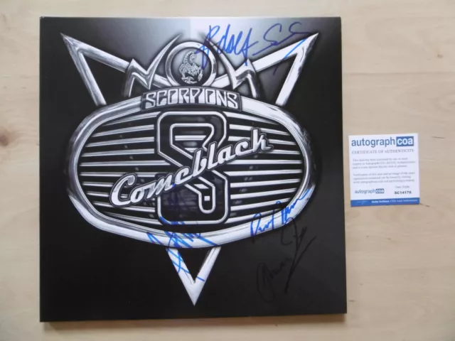 Scorpions Original Autogramme signed LP-Cover "Comeblack" Vinyl ACOA