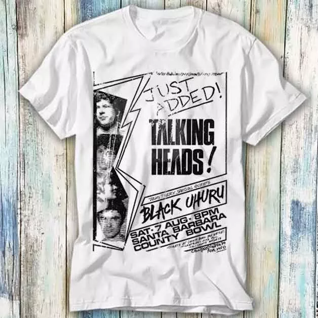 Talking Heads Just Added Exclusive Vinyl T Shirt Meme Gift Top Tee Unisex 721