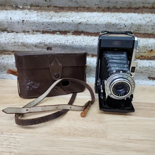 Vintage Zeiss Ikon Prontor-SV 523/2 1:4.5 105MM With Case - UNTESTED