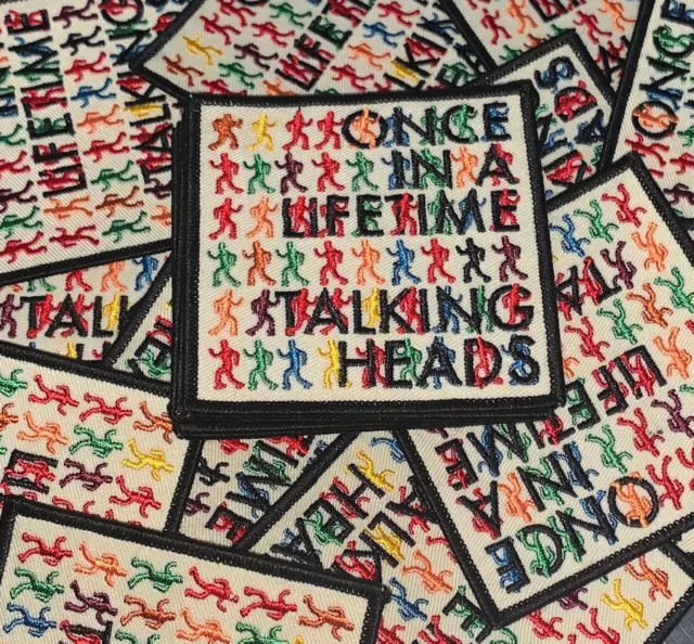 Talking Heads Patch - Once In A Lifetime David Byrne 80's band punk rock music