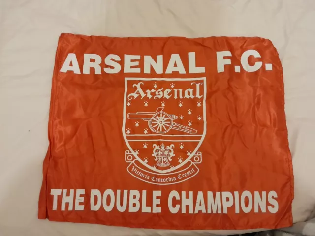 Vintage Arsenal Double Winners Flag