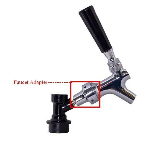 Faucet to Keg Disconnect Adapter, High Quality, Free Shipping in the USA