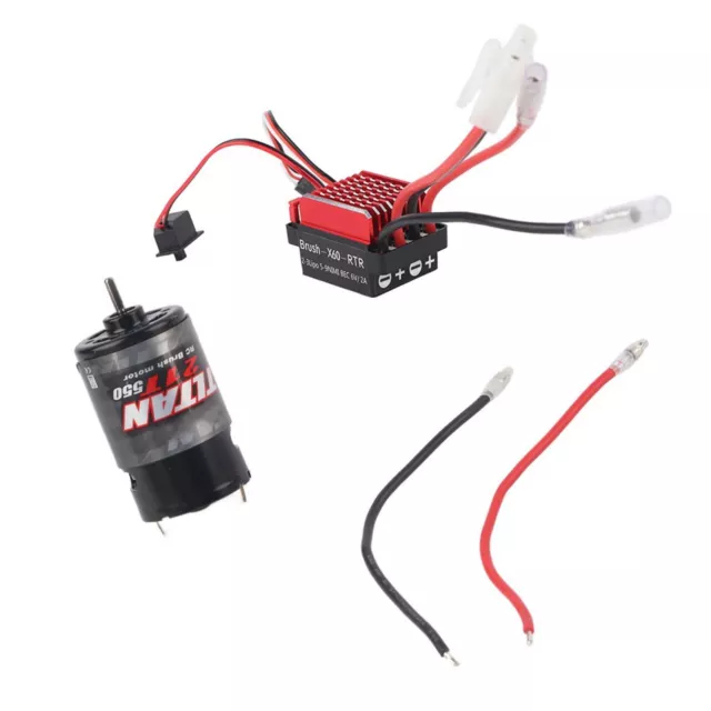 Controlador de velocidad electrónico cepillado 550 360A cepillado 360A ESC apto para 1/10 .g