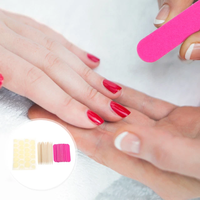 40 piezas cinta adhesiva de doble cara herramientas de manicura