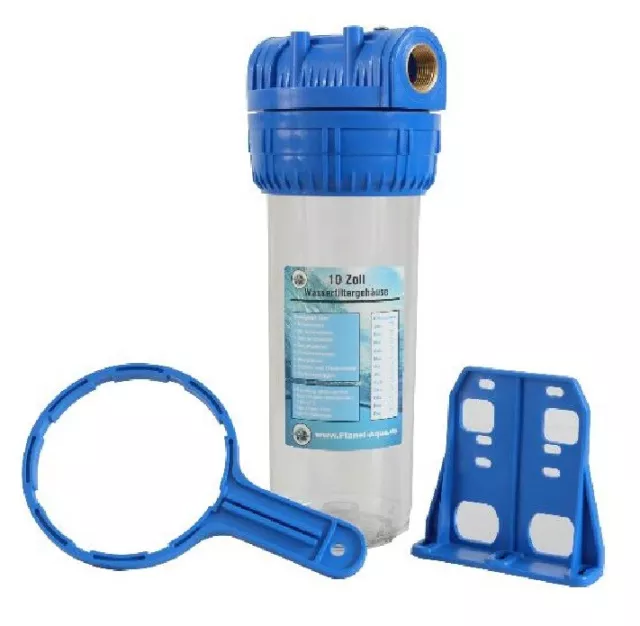 Wasserfilter Gehäuse 10 Zoll 1" SET Vor Filter Trink Haus Wasser Brunnen Pumpe