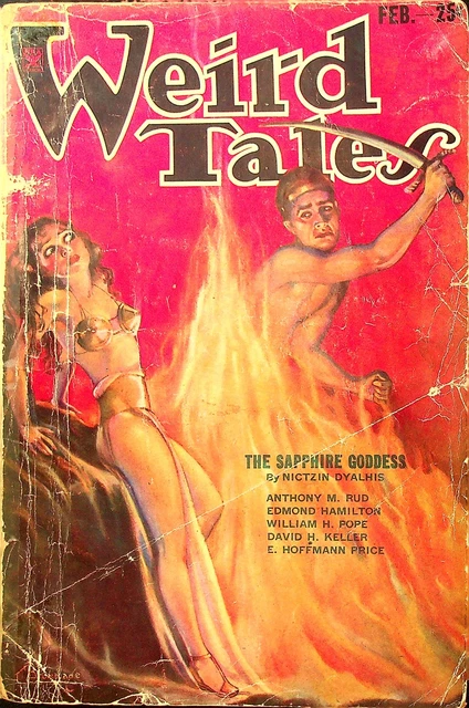 Weird Tales Pulp 1st Series Feb 1934 Vol. 23 #2 FR TRIMMED