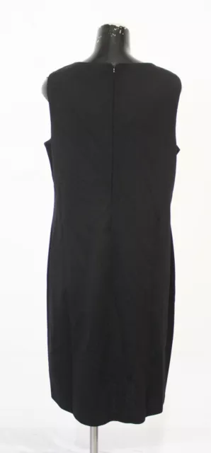 St. John Collection Women's Milano Knit Scoop Neck Dress LV5 Caviar Size 12 NWT 3