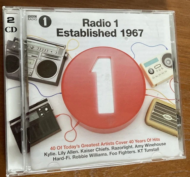 BBC RADIO 1 Established 1967 Double CD (40 Tracks 40 Artists on Disc) £