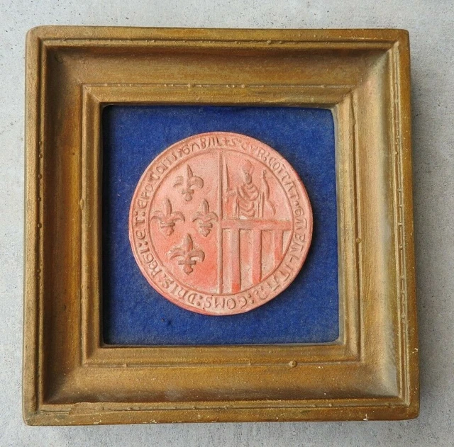 MATRICE, SCEAU, BRONZE, couronne de comte, 19ème, héraldique, noblesse