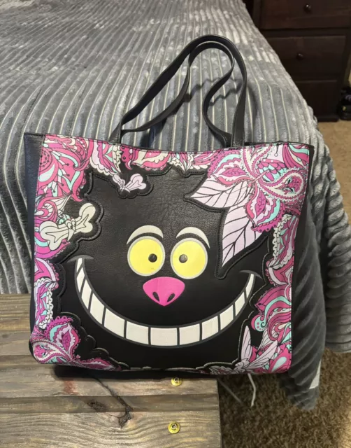 Disney Loungefly  Tote  Cheshire Cat RARE, New