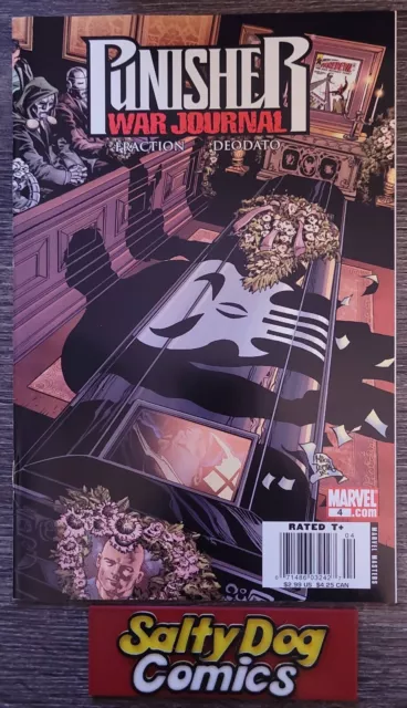 PUNISHER: WAR JOURNAL #4 - Vol. 2 -  Newsstand Variant - 2007 - Deodato Art