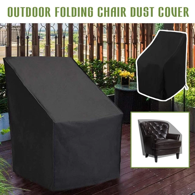 STACKABLE GARDEN CHAIR Cover Waterproof Patio Outdoor Furniture