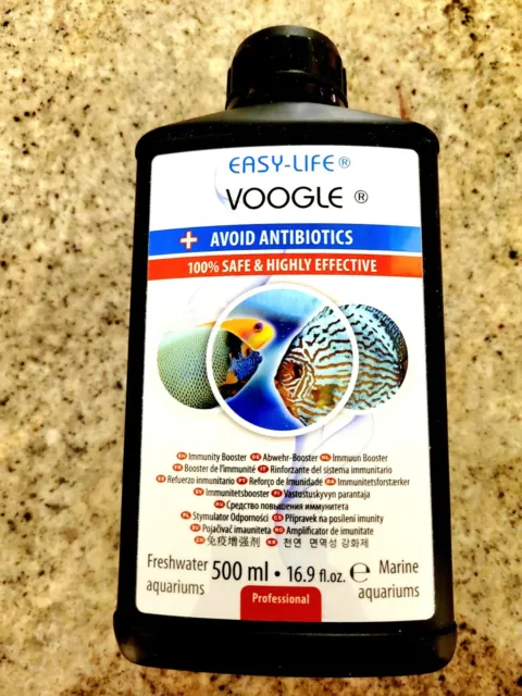 Easy Life Voogle 500ml Aquarium Fish Tank Water Conditioner Stress Coat Slime