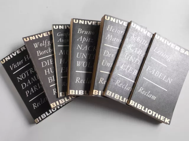 Reclam Universal Bibliothek DDR Taschenbuch schwarze Serie Auswahl ! Auswählen