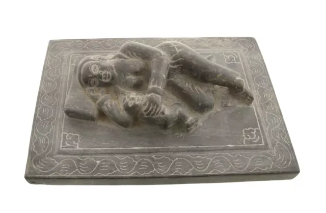 Maternidad Piedra - Mujer Y Hijo Niño - Manualidades Tibetana - 9,4 KG/ 6289