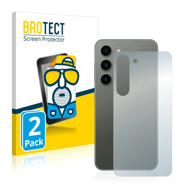 2x Antiriflesso Pellicola Protettiva Opaca per Samsung Galaxy S23 (Posteriore)