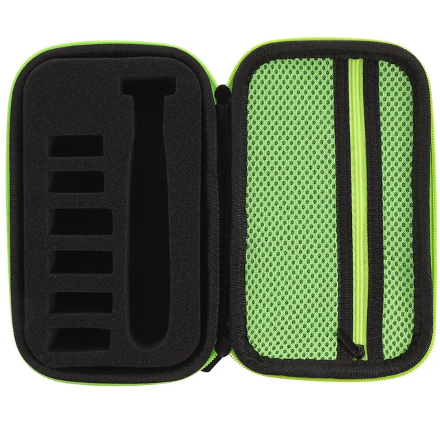 Estuche afeitador recortador estuche rígido EVA organizador de almacenamiento de viaje bolsa de transporte para