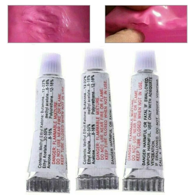 Set riparazione guasti in PVC semplice e veloce per giocattoli gonfiabili e M