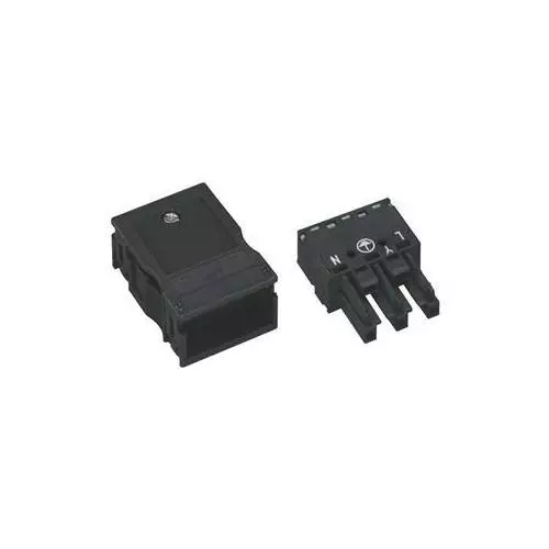 770-103 Wago Socket , Winsta Midi , 3P , Black