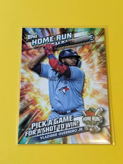 2024 Topps Series 1 Vladimir Guerrero Jr. Home Run Challenge Unscratched Insert