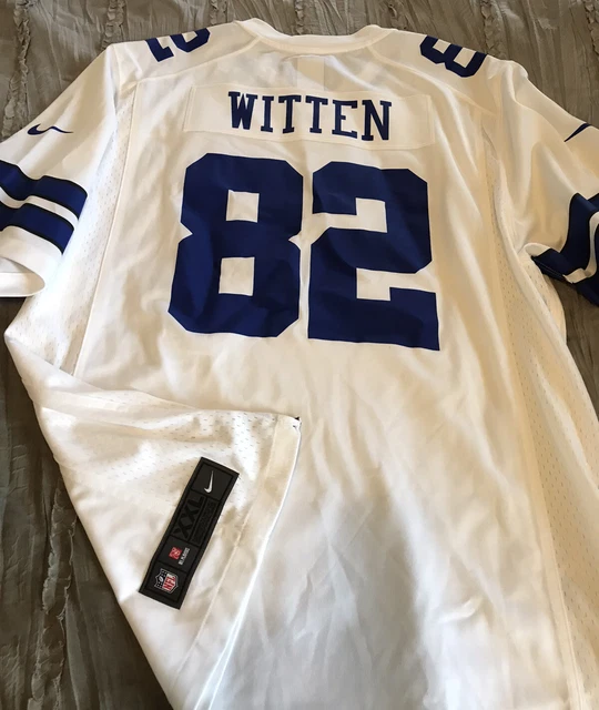 JASON WITTEN Dallas COWBOYS Football NIKE Replica XXL Size 2XL White NFL Jersey