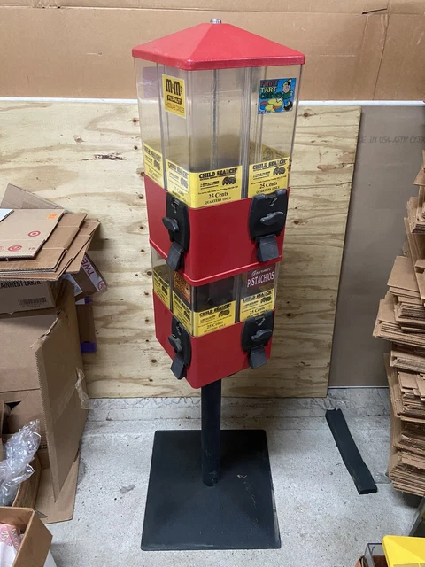 U-TURN Terminator 8 Head Carousel Candy Vending Machine USED and work correctly