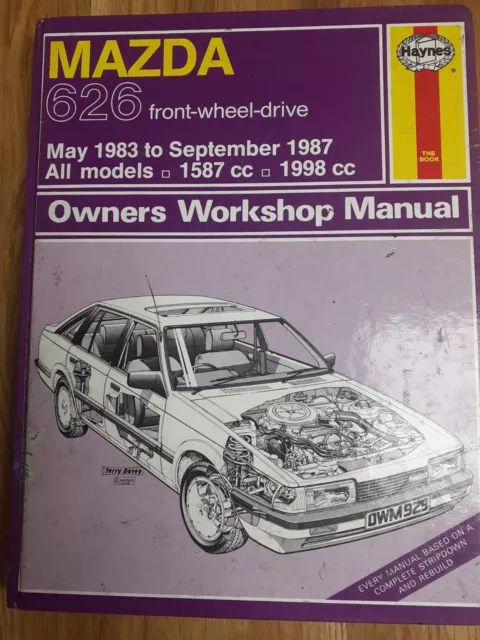 Mazda 626 FWD Haynes Owners Workshop Manual May 1983-Sept 1987 1587cc & 1998cc