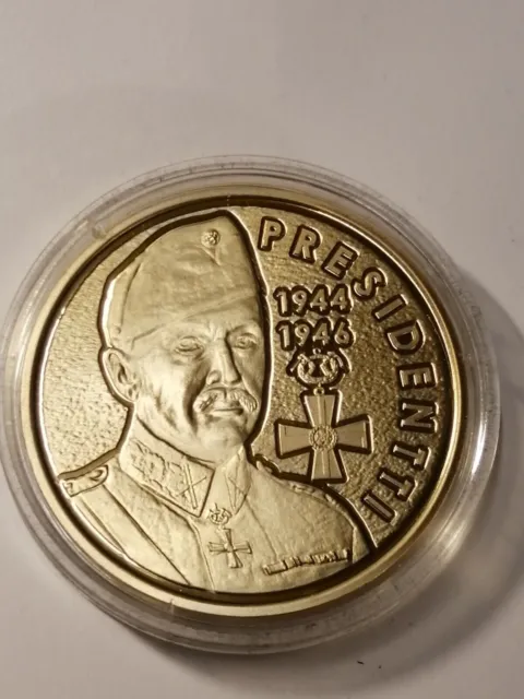 Finland *Commemorative Medal*1944-1946-President  of Finland -Mannerheim *UNC *