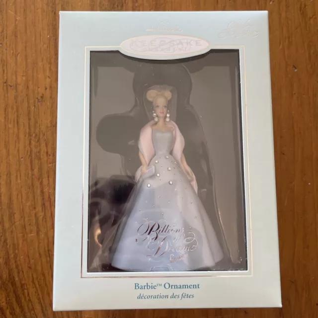 Hallmark Billions of Dreams Barbie Ornament 2004 Porcelain Club Exclusive