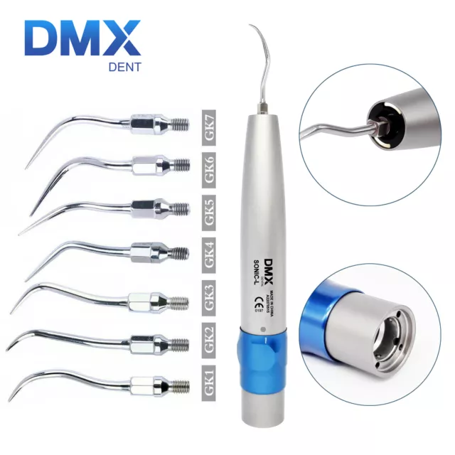 DMXDENT Sonic L SONICflex Dental Hygienist Fiber Optic Air Scaler Handpiece Tips