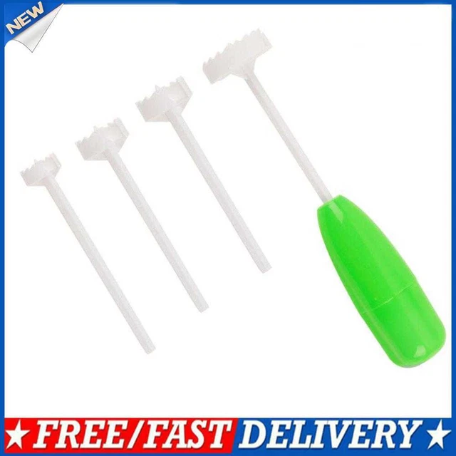 4x Fruit Corer Eliminar Cortadora Excavación Vegetal Cortador en Espiral Gadget de Cocina
