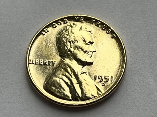 1951-D Lincoln One Cent Penny Wheat