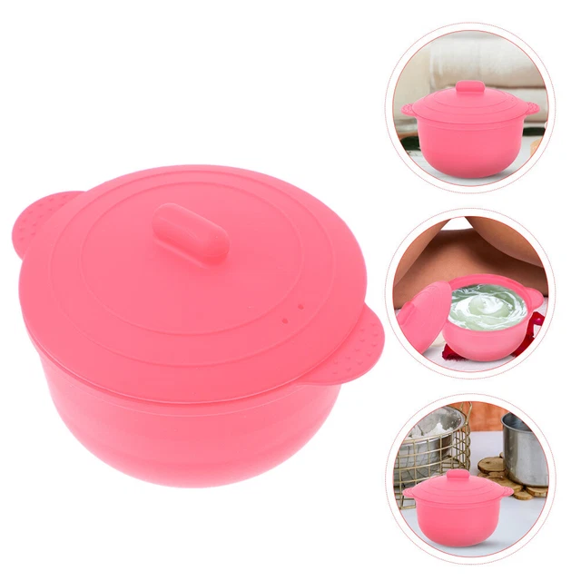 Contenitore ciotola per ceretta contenitore da viaggio utensili in silicone da viaggio guscio per maschera