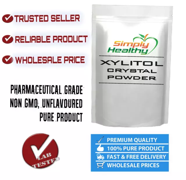 Xylitol 1kg | Natural Sweetener Sugar Substitute | Non GMO | 100% Pure