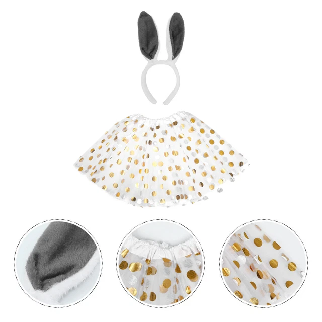 Abito pasquale ornamenti fantasia decorazione matrimonio abbigliamento orecchio bambino