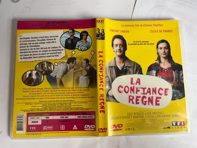 Dvd Film La Confiance Règne Vincent Lindon Cecile De France Comme Neuf