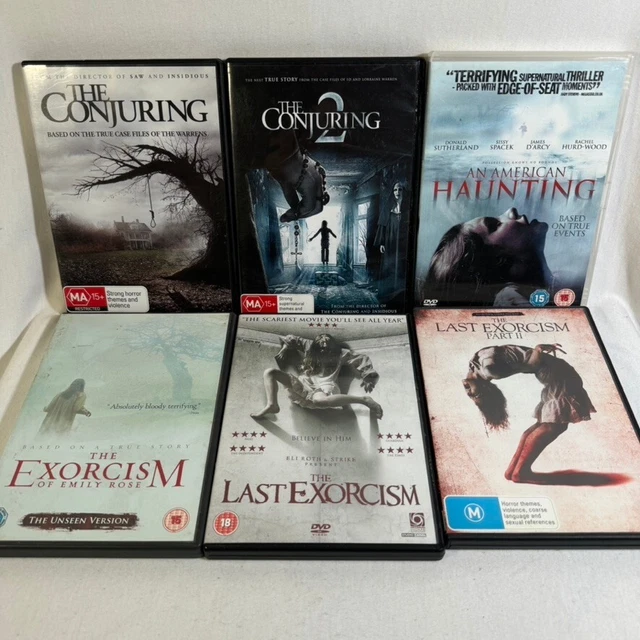 HORROR MOVIE COLLECTION DVD Bundle Exorcism/Possession Conjuring PAL ...