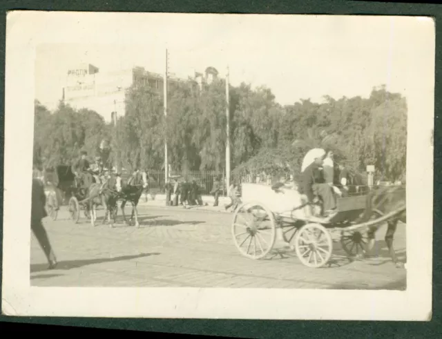 WWII 1943 52nd Chem Pvt Carl Of's Oran, Algeria Photo #3 in busy Public Square