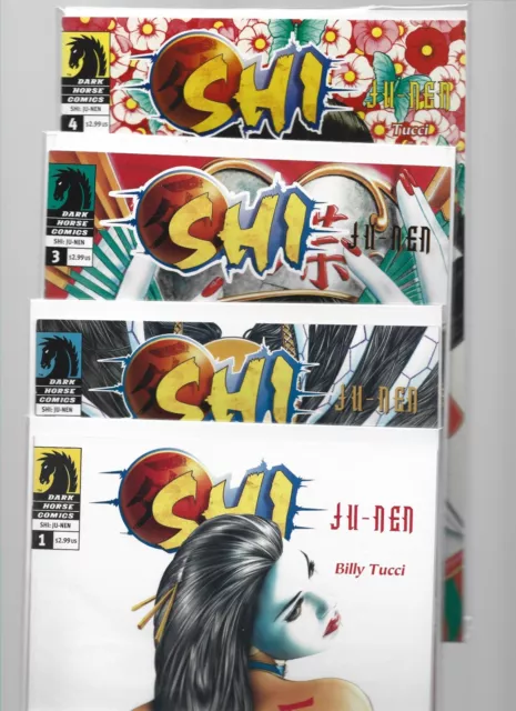 Shi: Ju-Nen #1-4 complete set / Dark Horse Comics